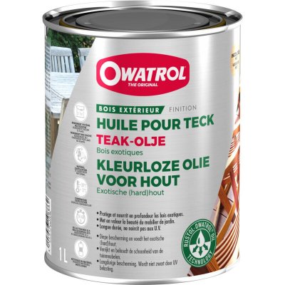 OWATROL Teak Olje Huile Pour Teck Sp&eacute;cial Mobilier De Jardin Durieu