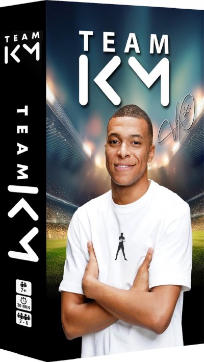 ASMODEE Team KM - Jeu de soci&eacute;t&eacute; d&eacute;di&eacute; a Kyllian Mbapp&eacute; 