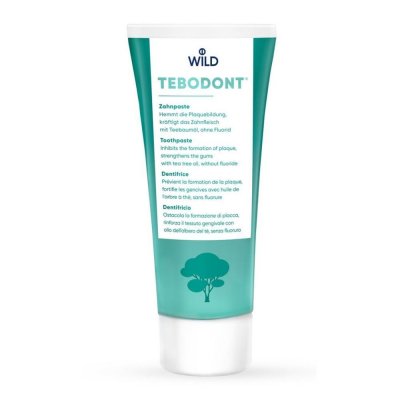 WILD Tebodont Dentifrice Sans Fluorure 75ml 