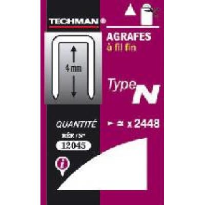 TECHMAN  - Agrafes 10 mm - type N