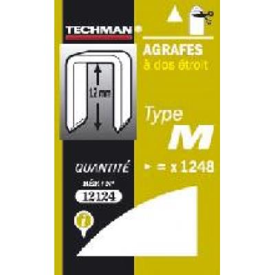 TECHMAN  - Agrafes 18 mm - type M