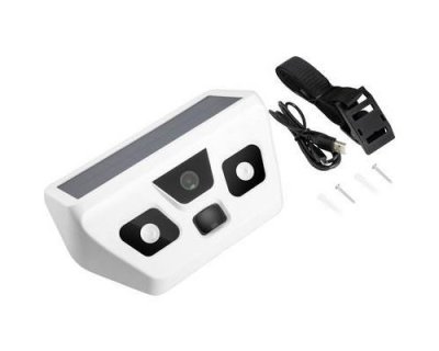  Technaxx Cam&eacute;ra d'ext&eacute;rieur solaire FullHD avec &eacute;clairage LED TX-156