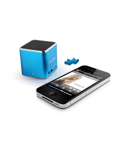 TECHNAXX  MusicMan Mini Wireless Soundstation BT-X2 - Enceinte sans fil Bluetooth - Bleu