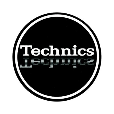 MAGMA Technics 60647 Feutrine pour platine vinyle DJ Mirror Logo Design