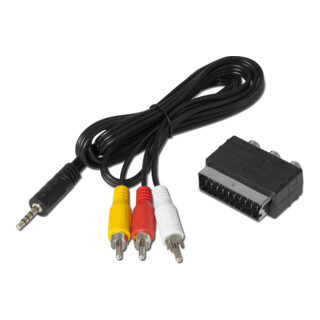 TECHNISAT  0000/3649 c&acirc;ble vid&eacute;o et adaptateur RCA 3 x RCA Noir