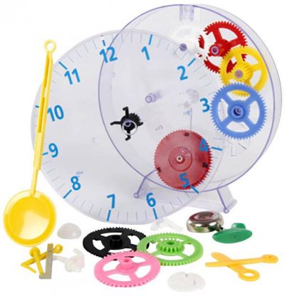 Technoline Geneva Kit de Pendule pour Enfants Transparent/Multicolore