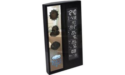 TECHNOLINE  Ws 6650 Weather Station Noir