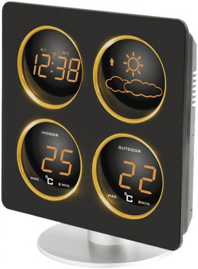 TECHNOLINE  WS 6830 Station M&eacute;t&eacute;orologique Led - Int&eacute;rieur Ext&eacute;rieur