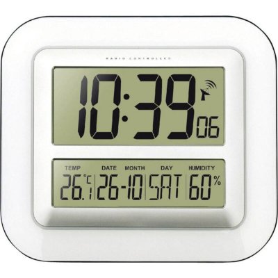 Technoline ws8006 horloge radio- pilot&eacute;e argent