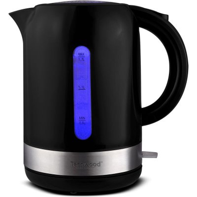 TECHWOOD  Bouilloire Electrque, 2200 W, 1.7 liters, Noire TB-1776