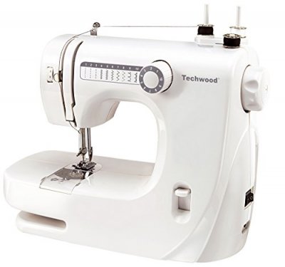 TECHWOOD  TMAC-608 Machine &agrave; coudre - 10 pts - Blanc