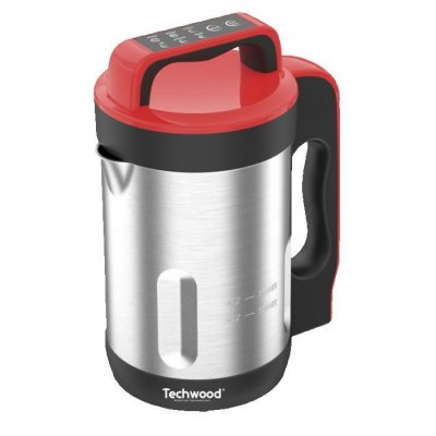 TECHWOOD  TSM-1655 Stainless Steel Soup Maker (Red)