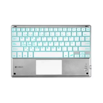 SUBBLIM Teclado Compacto Inal&aacute;mbrico por Bluetooth  SMBT50/ Plata