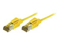 MCAD Tecline C&acirc;ble Ethernet de cat&eacute;gorie 6a Jaune 2 m