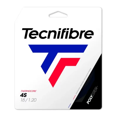 TECNIFIBRE  4s 12 M Tennis Single String Noir 1.20 mm