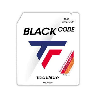 TECNIFIBRE  Black Code 12 M Tennis Single String Orange 1.24 mm