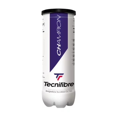 TECNIFIBRE  Champion Tube 4 Balls Tennis Balls Box Clair 36 Tubes