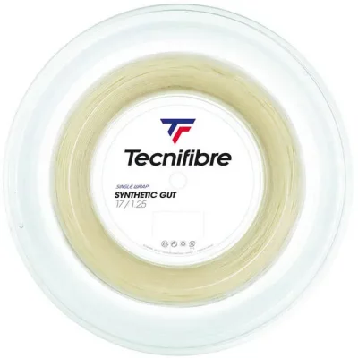 TECNIFIBRE  Synthetic Gut 200 M Tennis Reel String Jaune 1.25 mm 