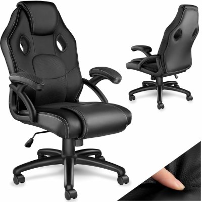 TECTAKE  chaise gamer mike - noir 403457
