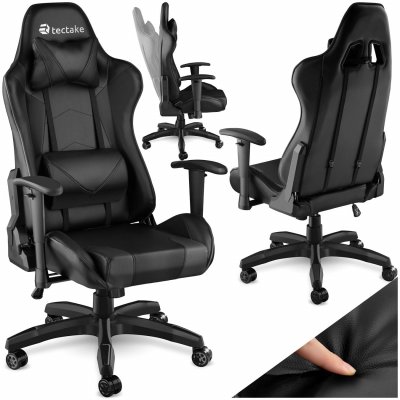 TECTAKE  Chaise gamer TWINK - noir
