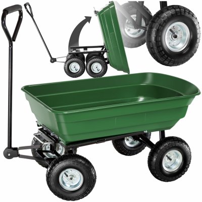 TECTAKE  chariot de jardin 300 kg avec benne basculante 400913