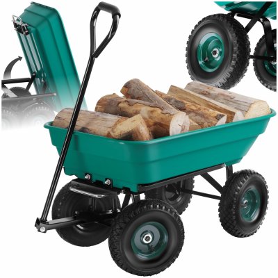 TECTAKE  Chariot de jardin &agrave; main Cubbi 52L capacit&eacute; de charge 120kg