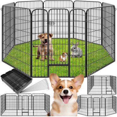 TECTAKE  Enclos pour chien modulable - 100 cm