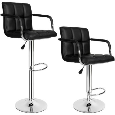 Tectake lot de 2 tabourets de bar harald 401572