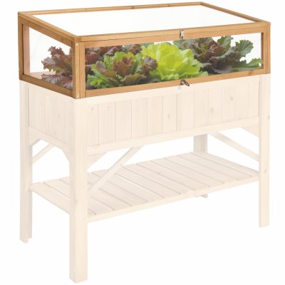 TECTAKE  Serre Ch&acirc;ssis de Jardin pour Carr&eacute; Potager 115 x 53 x 34 cm