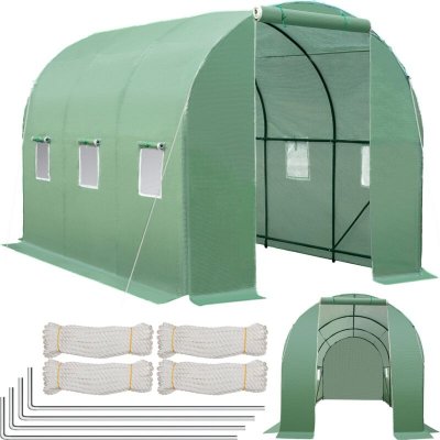 TECTAKE  serre tunnel 7 m&sup2; 343x200x200cm 402264