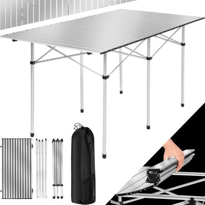 TECTAKE  table pliante 140 x 70 x 70 cm 401170