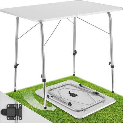 TECTAKE  Table pliante hauteur ajustable
