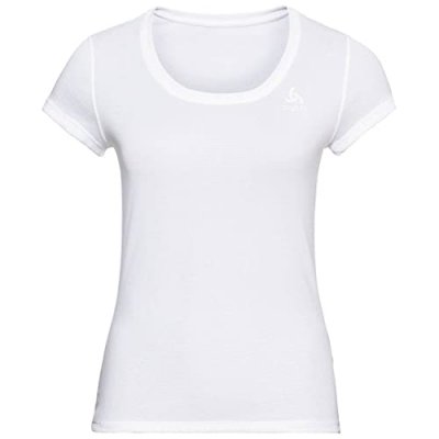 ODLO Tee shirt manches courtes  active f dry light eco blanc femme