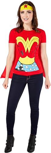 RUBIES Tee-Shirt Miss Wonder Woman-Adulte-M - 38/40