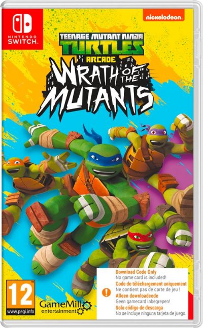 GAMEMILL Teenage Mutant Ninja Turtles : Wrath of the Mutants (Code in a Box) Switch