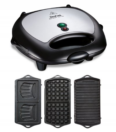 TEFAL  Break Time SW6148 Croque Monsieur - Noir/Gris