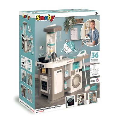 Tefal cuisine clean - 2 espaces de jeu : cuisine m&eacute;nage - d&egrave;s 3 ans