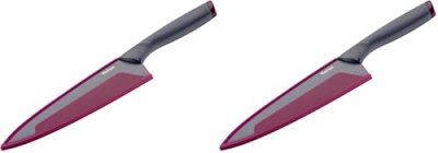 TEFAL  fresh kitchen couteau chef 20 cm mauve + protection TEFK1220204