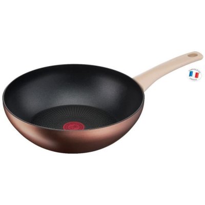  Tefal g2541902 poele wok 28 cm eco-respect - antiadh&eacute;sive - induction