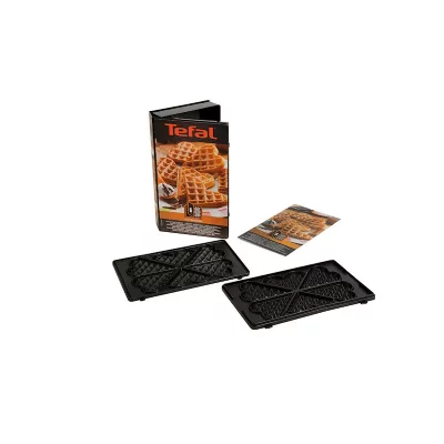 TEFAL  Lot de 2 Plaques Gaufrettes C&oelig;ur - Snack Collection - XA800612
