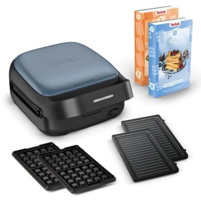 TEFAL  Snack Collection Appareil &agrave; gaufre et croque-monsieur SW8674F0