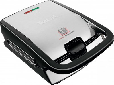 TEFAL  sw854d16&nbsp;-&nbsp;Appareil &agrave; croque-monsieur (Noir, Acier inoxydable)