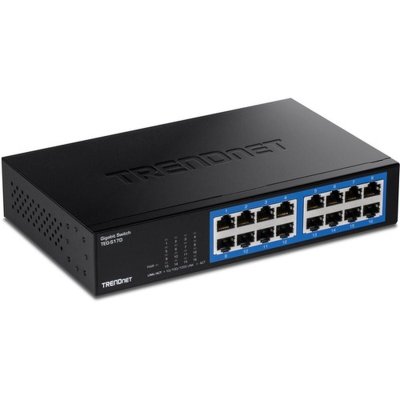 TRENDNET TEG S17D - Commutateur - 16 x 10/100/1000 - Montable sur rack