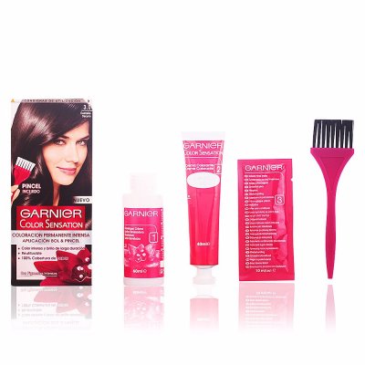 GARNIER Teinture permanente color sensation 3  chatain fonc&eacute;