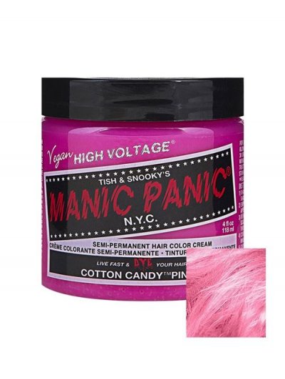 MANIC PANIC Teinture pour cheveux coloration semi-permanente 118ml Cotton Candy