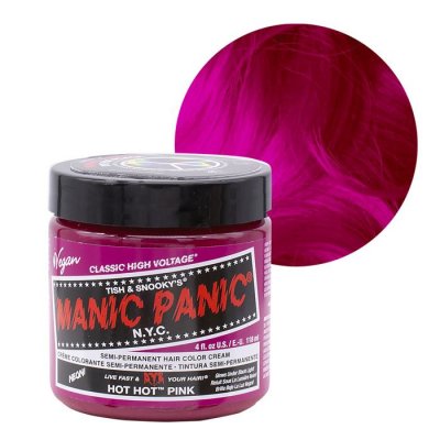 MANIC PANIC Teinture pour cheveux coloration semi-permanente 118ml - Hot Pink