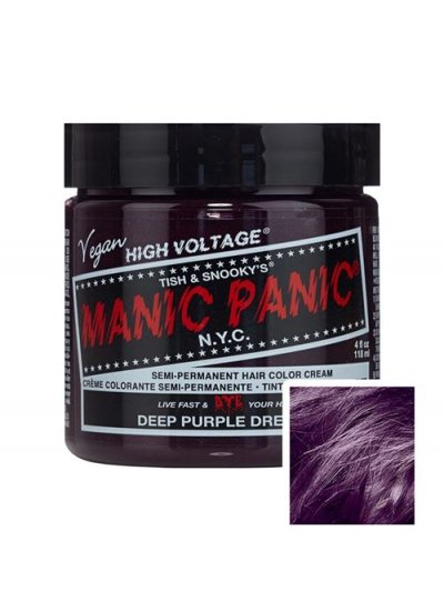 MANIC PANIC Teinture pour cheveux coloration semi-permanente 118ml -Purple Dream