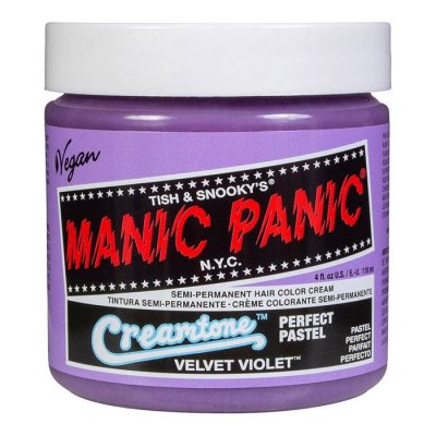 MANIC PANIC Teinture pour cheveux coloration semi-permanente 118ml Velvet Violet