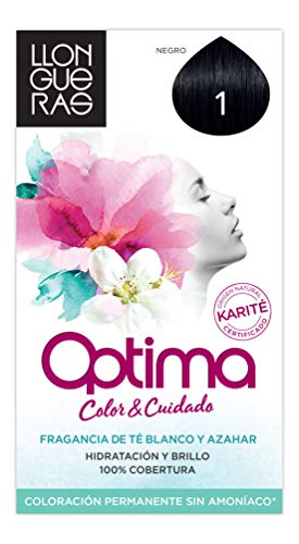 LLONGUERAS Teinture pour cheveux  Optima N1 Black 1ud