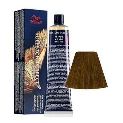 WELLA Teinture pour cheveux  Koleston Perfect Pure Naturals 7-03 60ml